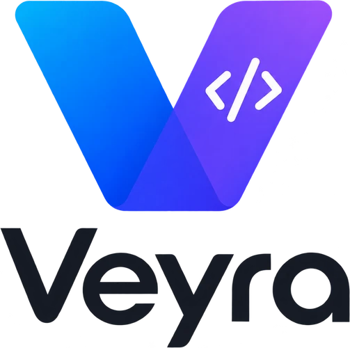 Logotipo original de Veyra. Imagen de marca del proyecto en desarrollo.